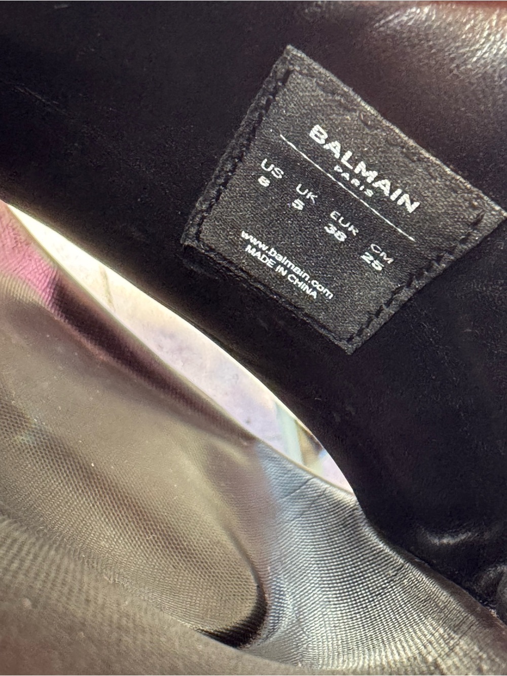 Balmain Black Quilted Slip-On Loafers - Picture 8 of 9